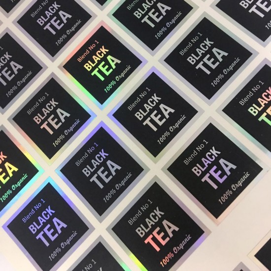 PET Hologram sticker